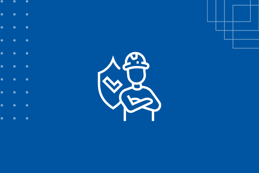 Icon graphic representing workplace safety