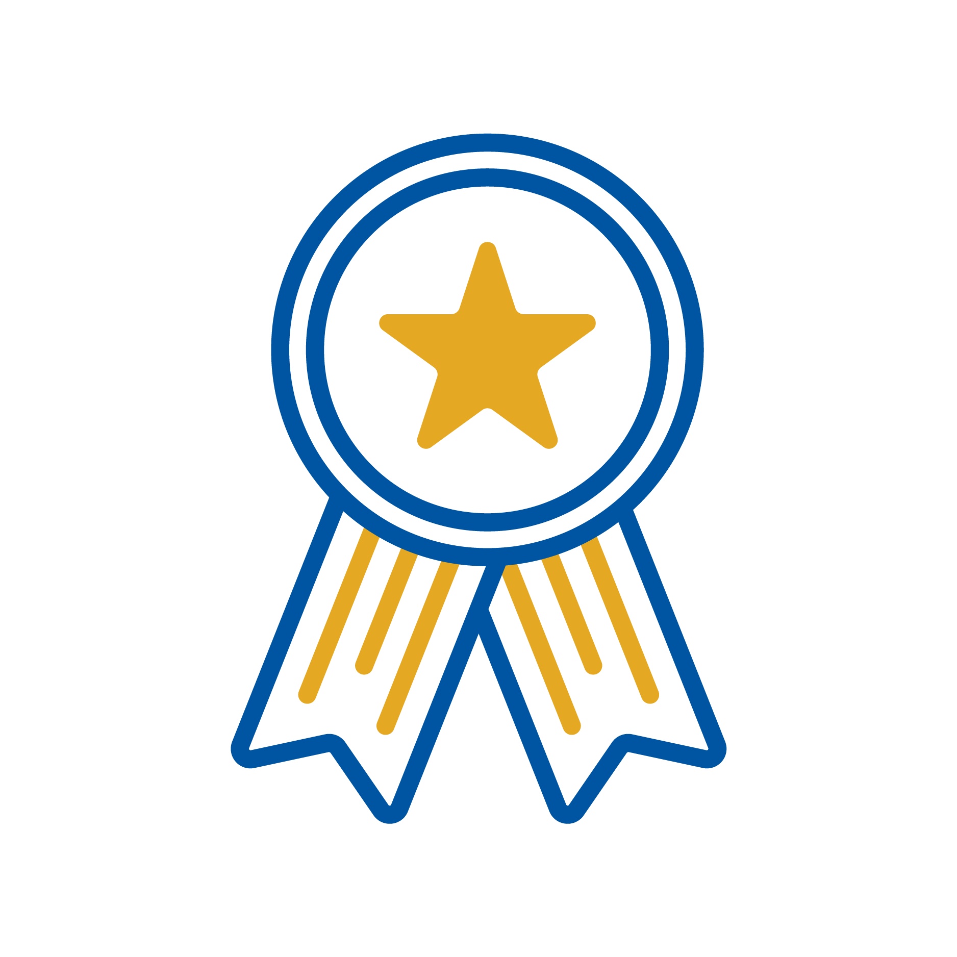 Award ribbon icon.